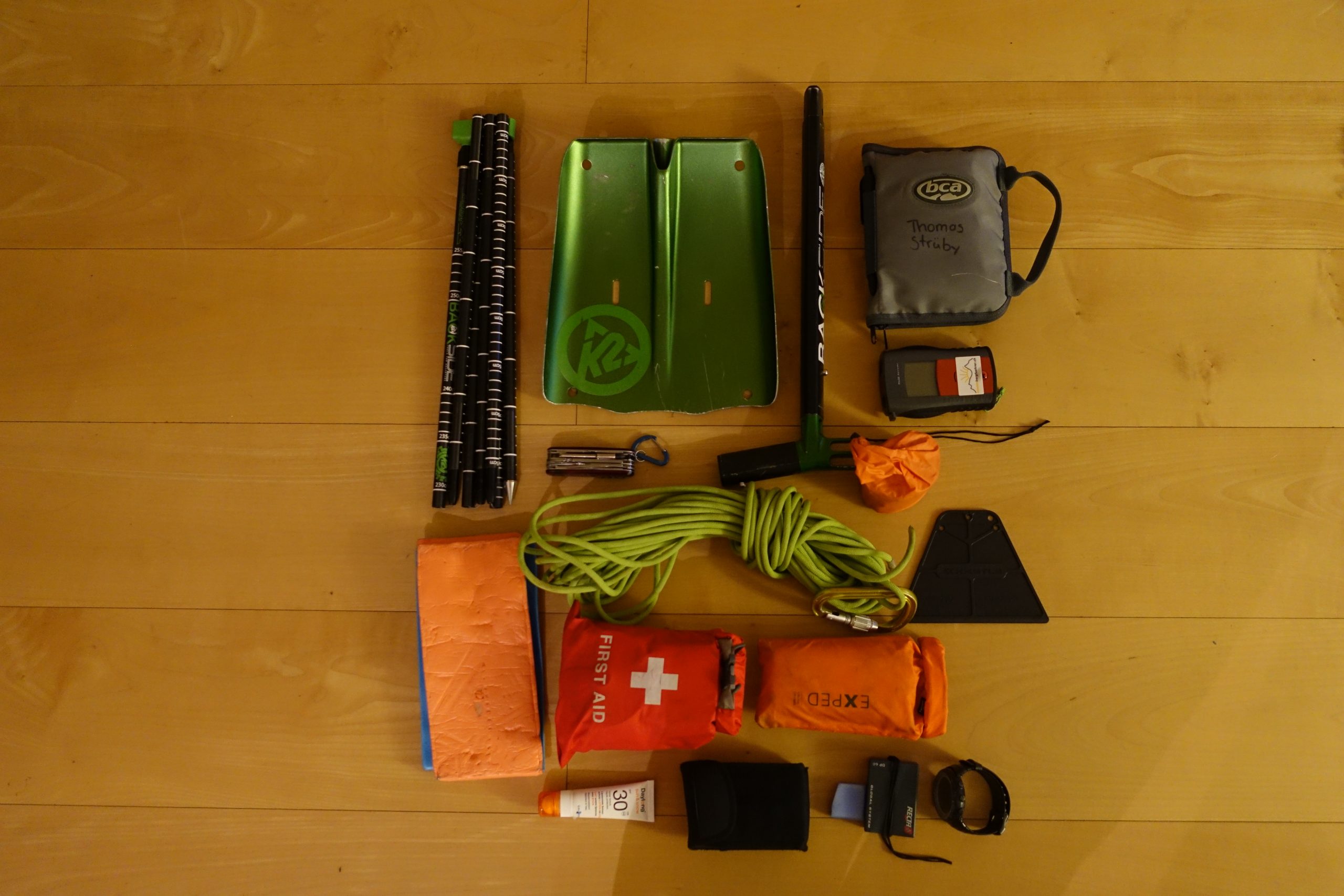 AUSRÜSTUNGSLISTEN